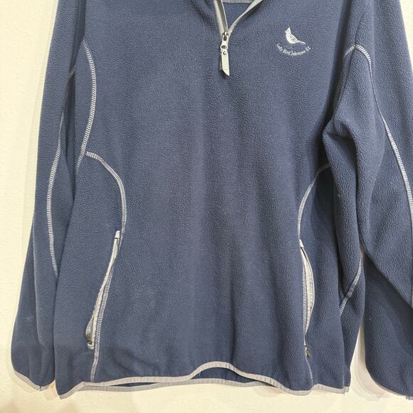 Antigua Navy Quarter Zip Pullover Sweater Sz XL - Picture 5 of 14